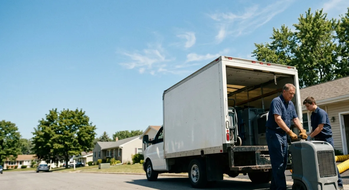 Water Damage Cleanup in Trinway, OH near me
